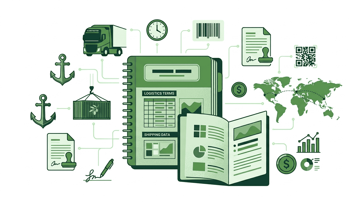 Lojistik terimleri sözlüğü CMR ADR Incoterms taşımacılık belge teknik terimler