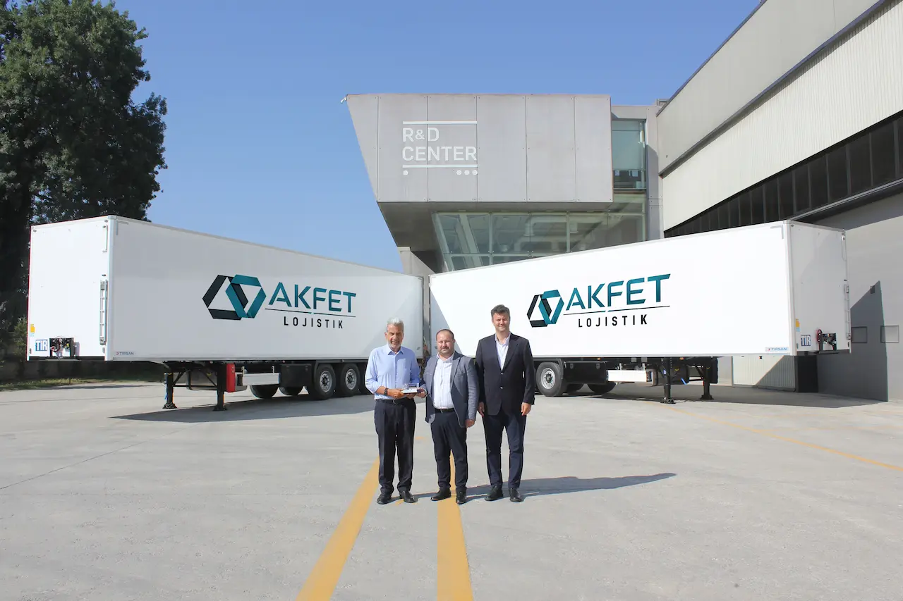 Tırsan Buz Frigo Akfet Uluslararası Nakliyat teslimatı